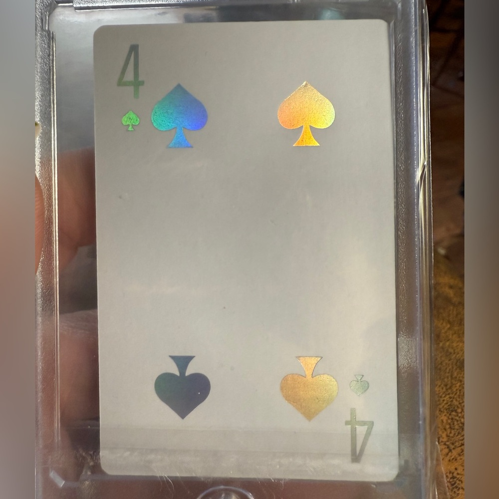 Dior Joy Holographic Four of Spades in hard case